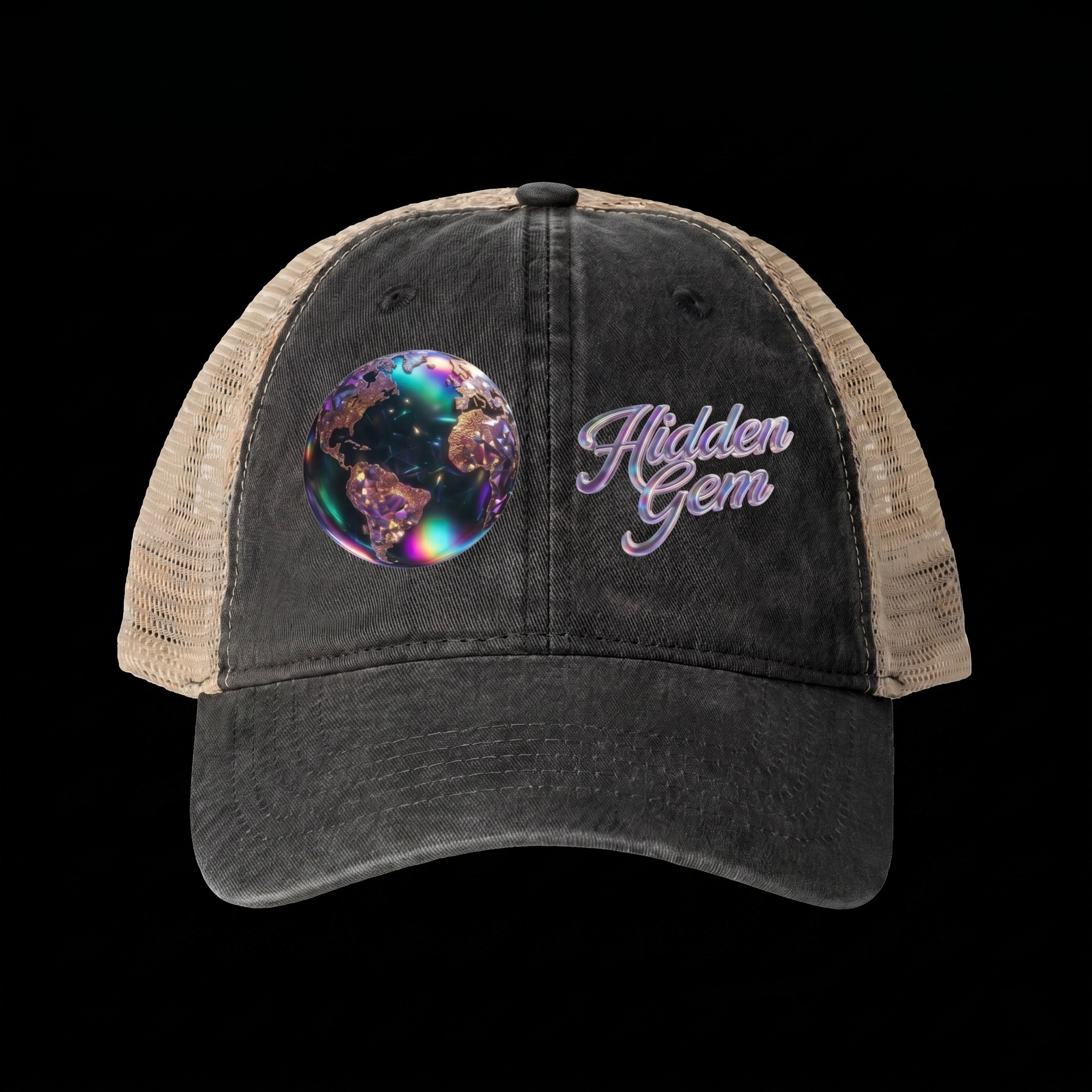 Hidden Vintage Trucker mockup